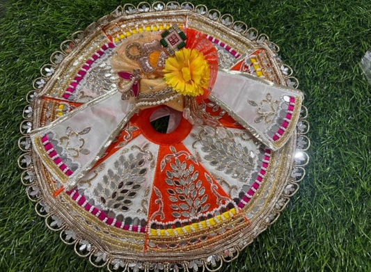 Mirror poshak for Laddu Gopal Ji